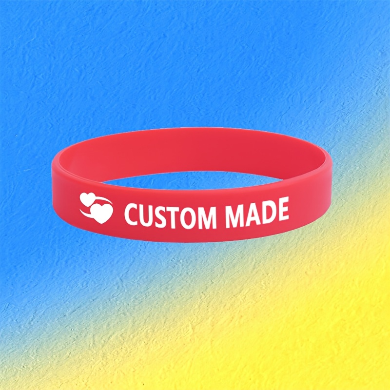 42 Custom Wristbands with Self-Defined Text