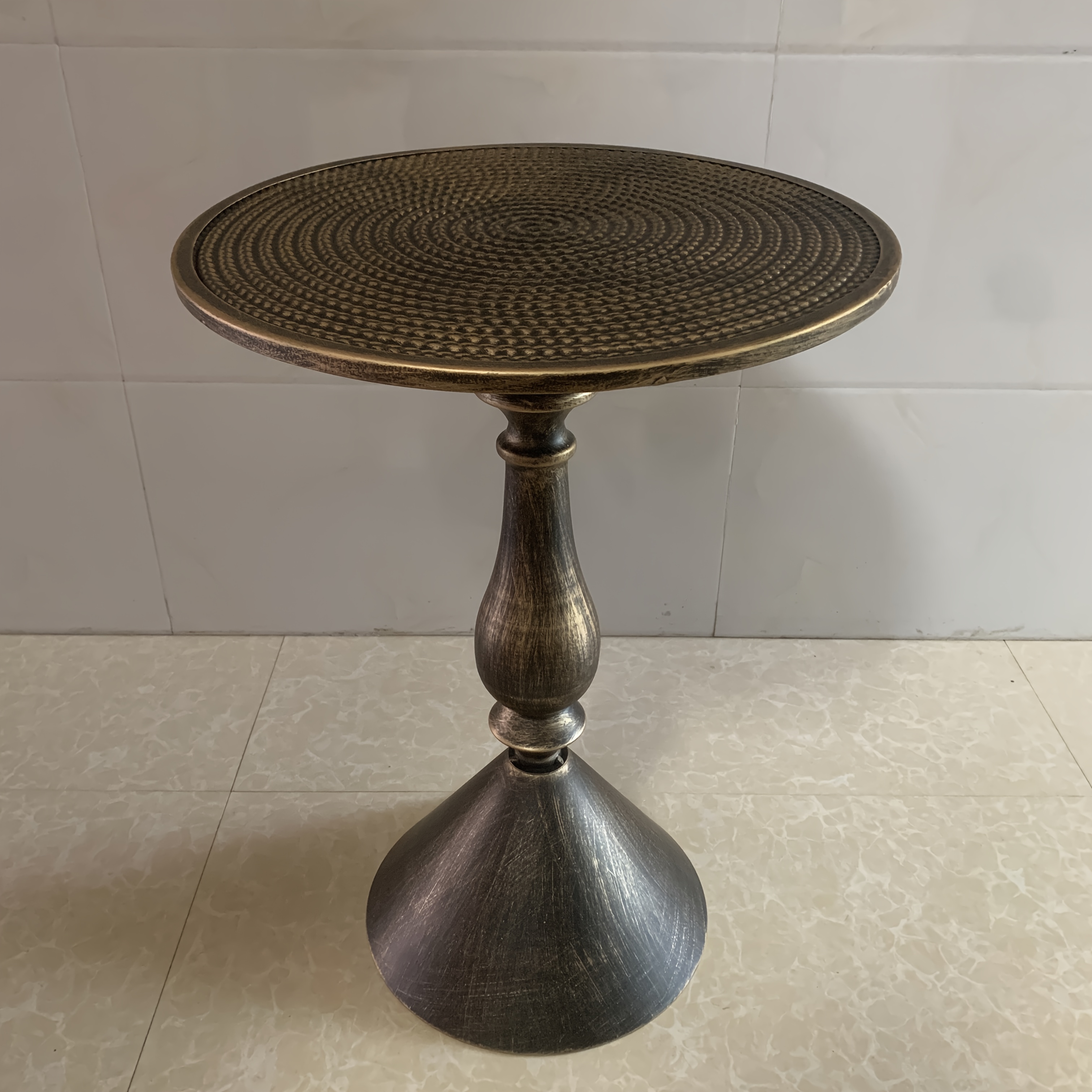 TEMU Vintage Coffee Table Living Room Coffee Table Side Table Mid-century Coffee Table Vintage Small Round Bedside Coffee Table