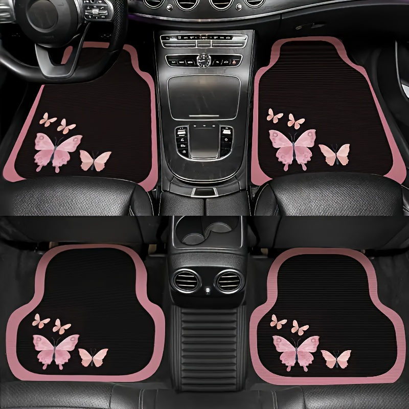 

Car Anti-slip Floor Mats With - Full Protection For 5 Seats - And Easy To Clean - Geometric Pattern - Most Sedans, Suvs, And Trucks