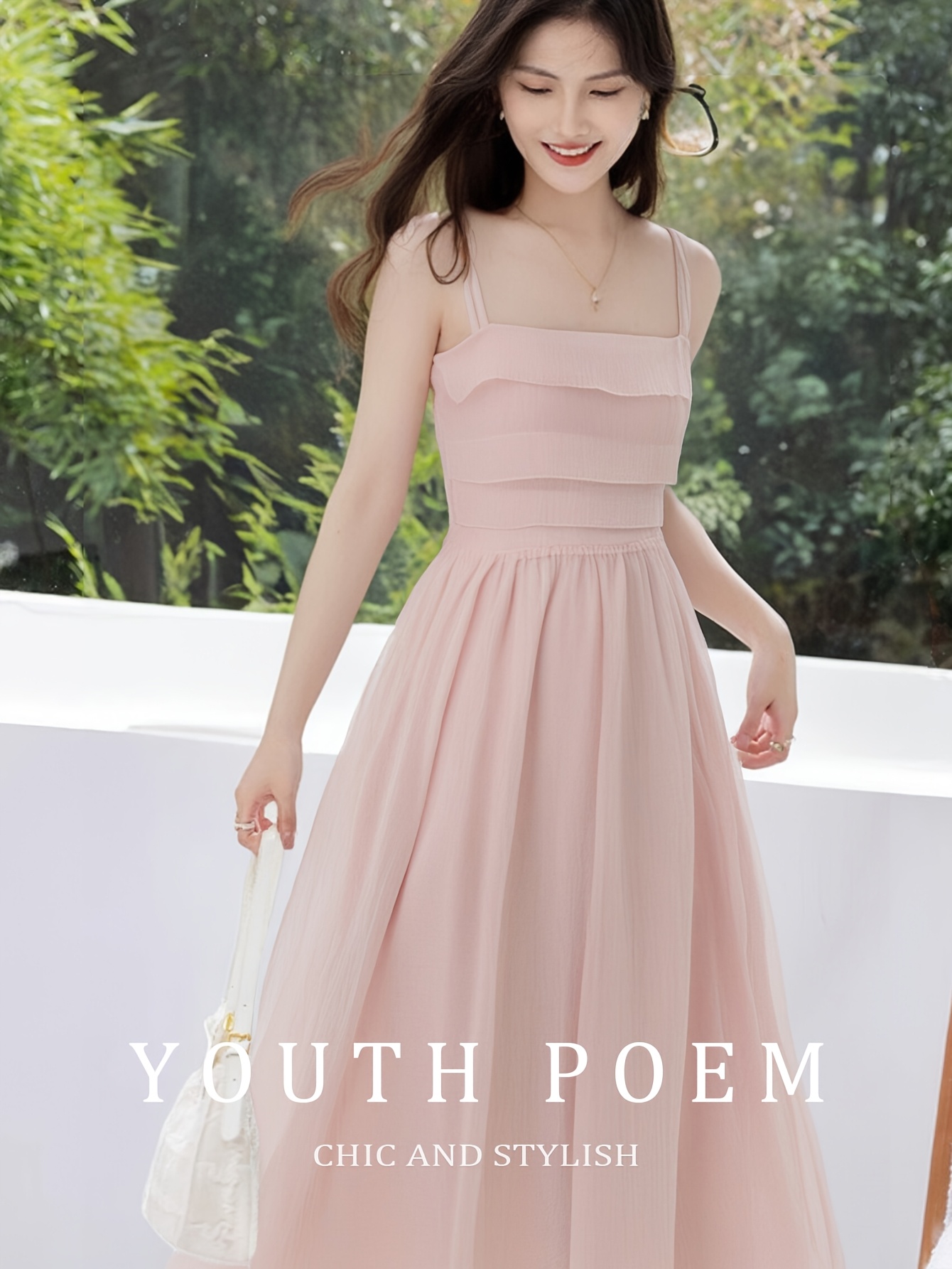 green emerald velvet dress Women's Spring Real Silk Dress,Beautiful Korean Style Printed Elegant Dress  Light gray9 XS at Amazon Women's Clothing store main image 0