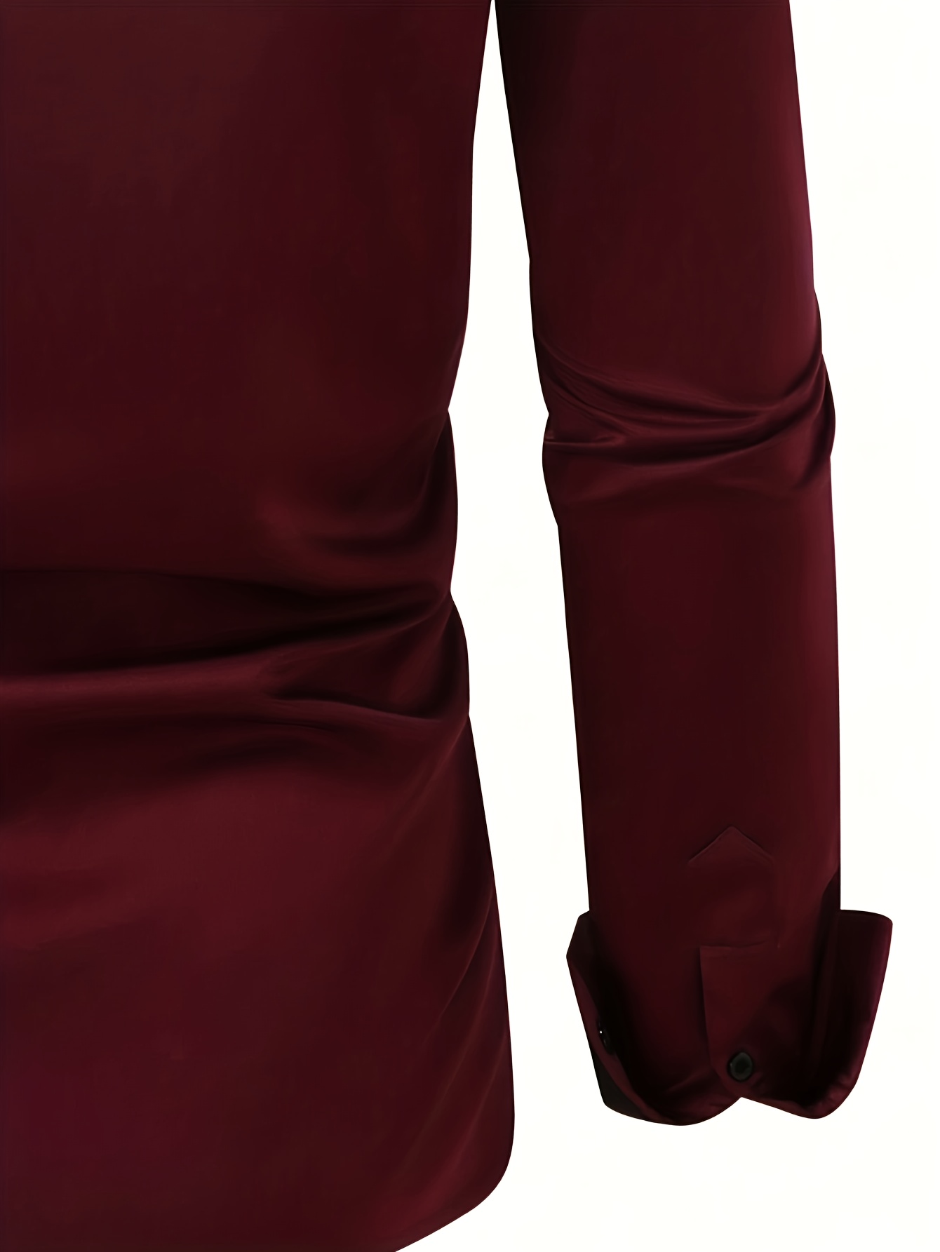 Men'S Elegant Black Long Sleeve Button-Up Shirt with Geometric Pattern - Slim Fit, Lightweight Polyester Fabric, Perfect for Casual or Dressy Occasions, Versatile Shirt | Sophisticated Style | Smooth Texture