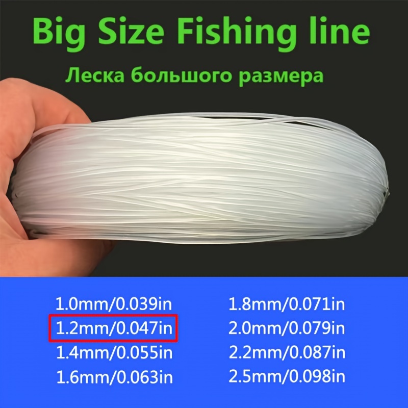 Nylon Fishing Line Sea Pole Line Transparent Main Line Ice - Temu