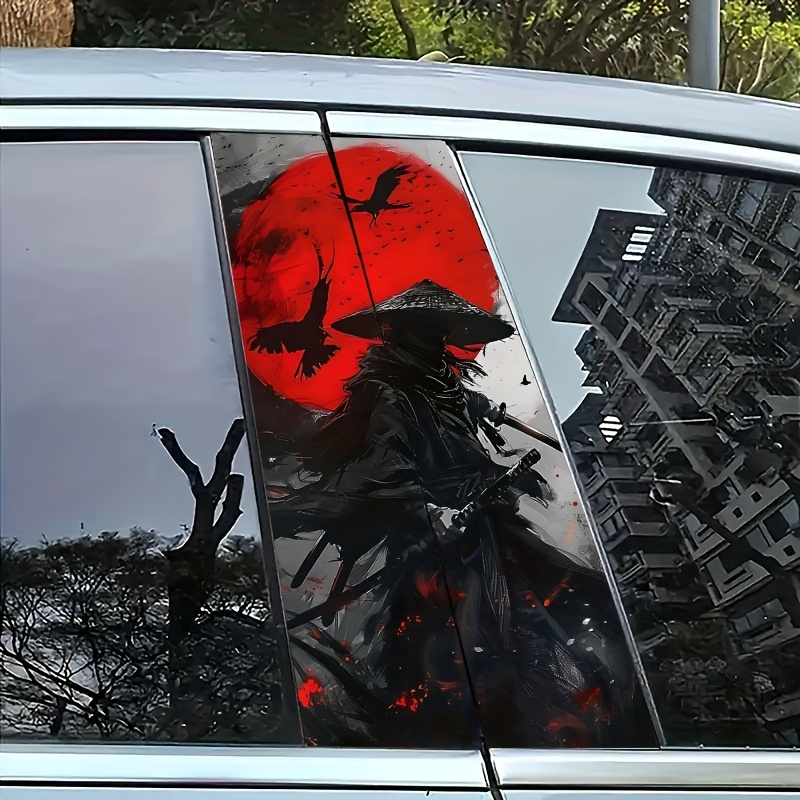 Samurai Champloo Vinyl Sticker Decal - Waterproof 5" Disc Design For Cars, Laptops, Windows & More