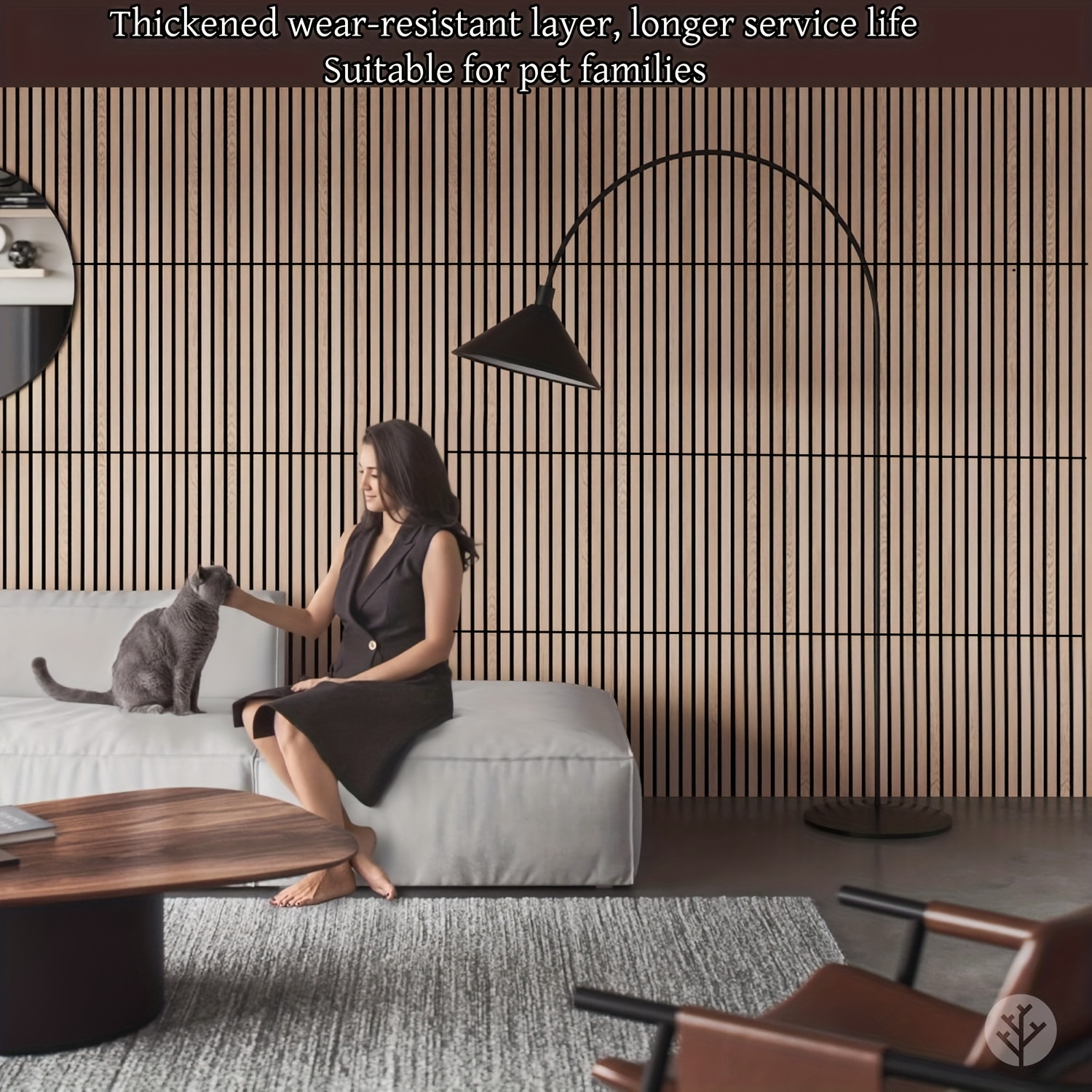 7pcs/14pcs Cycleader 3D Retro Wood Grain Grille Style Self-Adhesive Wall Stickers, Three-Dimensional Grooved Design Realistic Wood Grain Texture, Peel And Stick PVC No Trace Self-Adhesive Wallpaper, Kitchen Waterproof And Anti-Fouling Baffle
