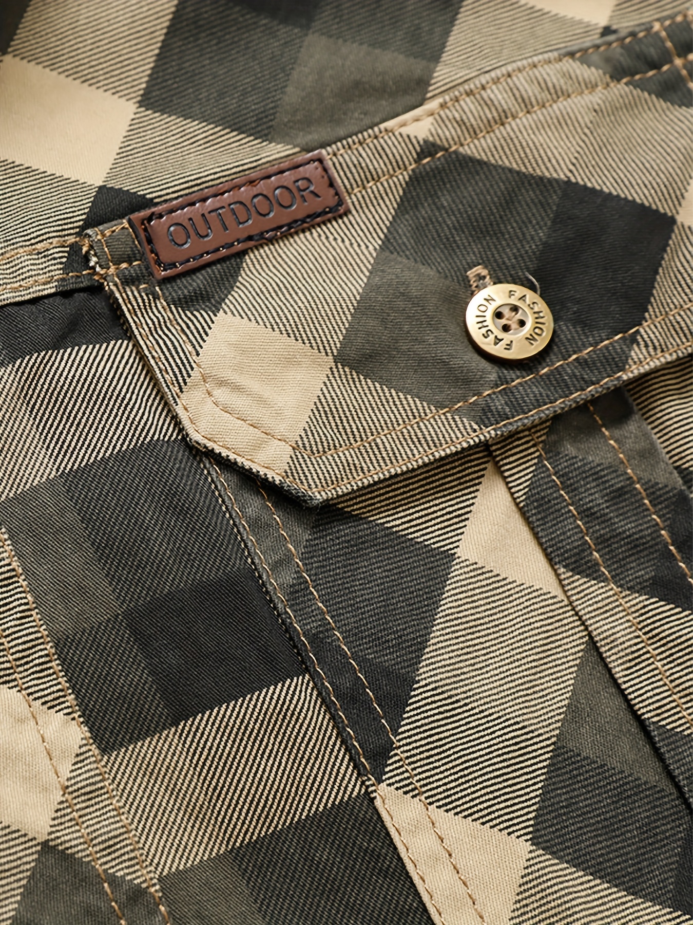 Chemise à Carreaux Homme Manches Longues — Style Workwear Nouvelle chemise à carreaux à manches longues pour homme, printemps/automne, pour tenue décontractée quotidienne, chemise de travail avec grandes poches