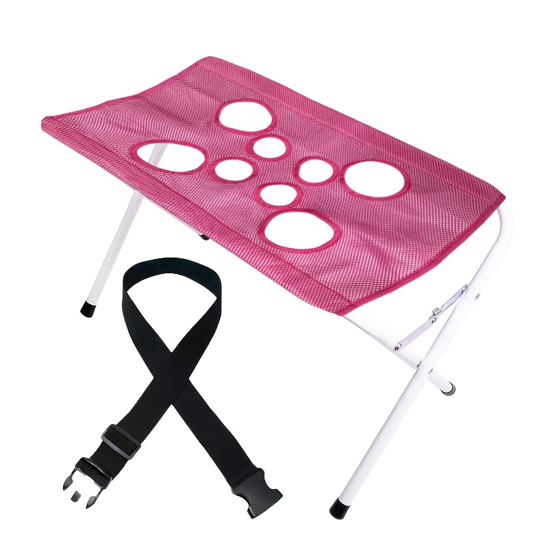 TEMU 1pc - Pet Bath Rack Nail Clipping Anti-scratch Bite Pet Small Hammock Bath Utensils
