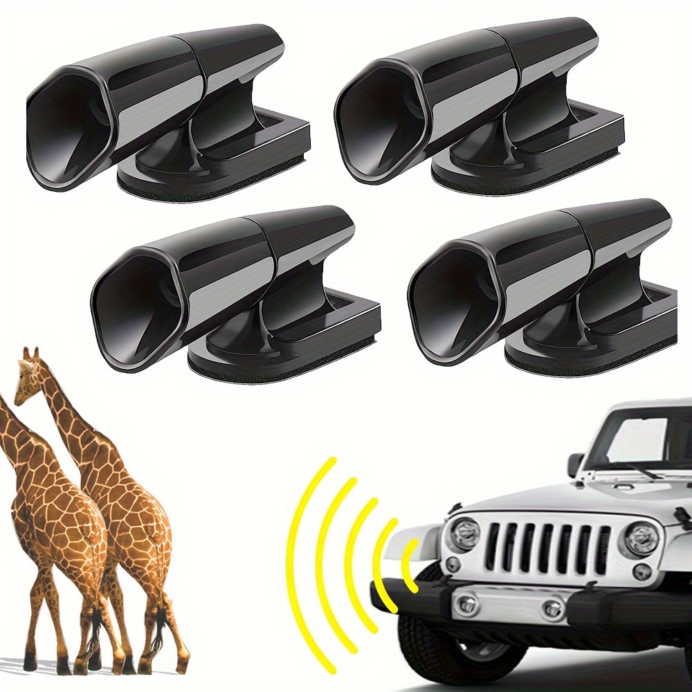 Bell Ultrasonic Car Deer Warning Whistle, Deer Alert Device, Chrome, 2  Count