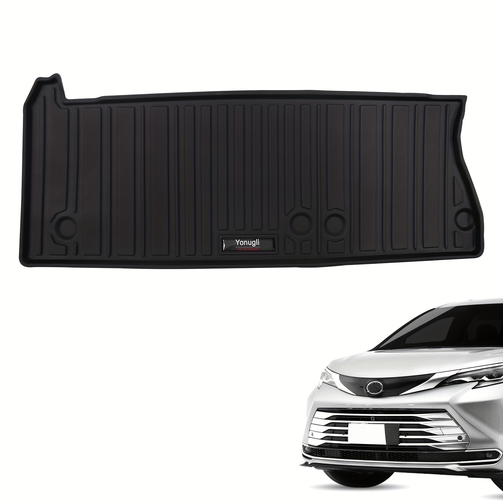 

All Weather Cargo Liner Behind The Compatible For 2021-2024 Toyota Sienna Trunk Mats Accessories