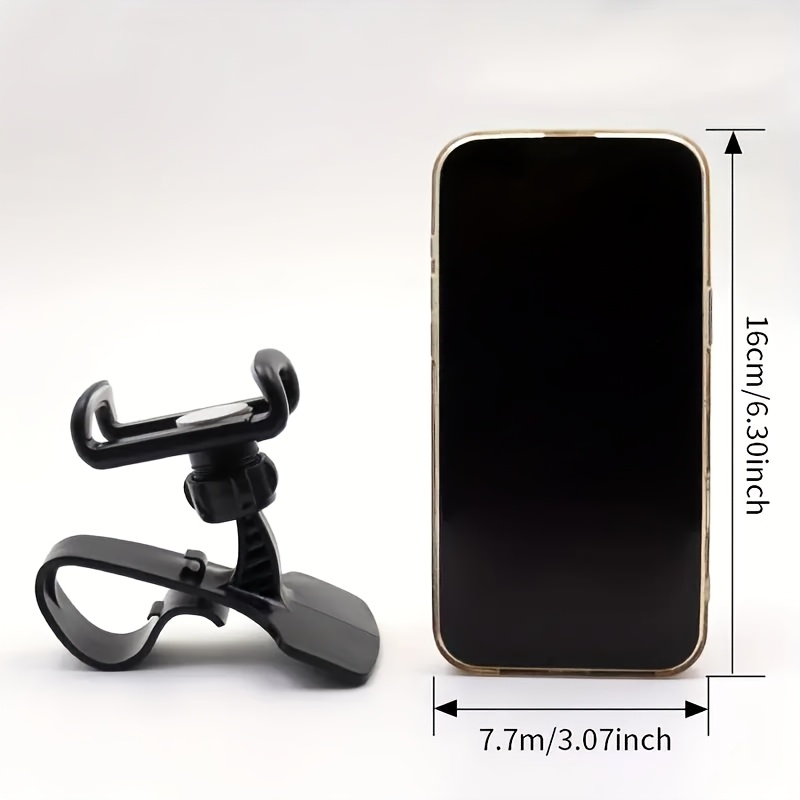 TEMU Supporto Telefono Auto, Rotazione Gradi e Regolabile, Stabile e Anti-Vibrazione, Staffa di Fissaggio Multifunzionale per , Universale per Auto,