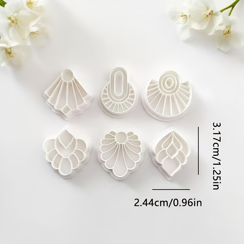E-shop 6-teiliges wunderschönes Blumen-Polymer-Modelliermasse--Set, Schmuckherstellung-Modelliermasse--Kit - Polymer-Modelliermasse- für
