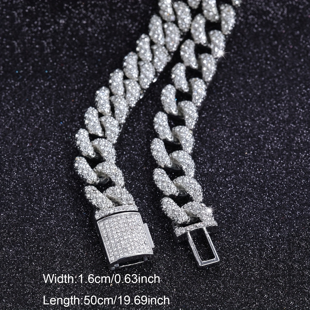 1pc fashion european american 16mm thick chain bubble chain Temu