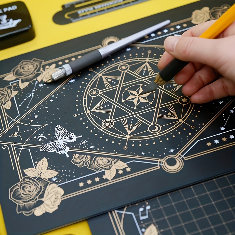 

1pc Cutting Mat 30*22cm A4 Self- Craft Mat For Card Making, Fabric, Leather, And Paper Cutting Tools, Writing Board.