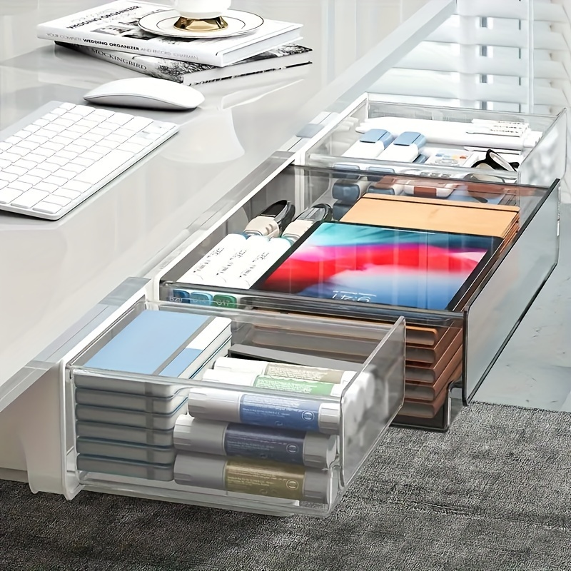 

Hidden Office Desk Storage Box - Space And Efficiency For A Clutter-free