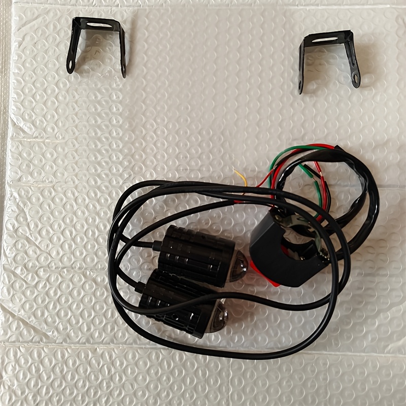 TEMU Motorcycle Fog Light Kit,   1 Switch, Motorcycle Headlight, Vehicle Auxiliary Fog Lamp