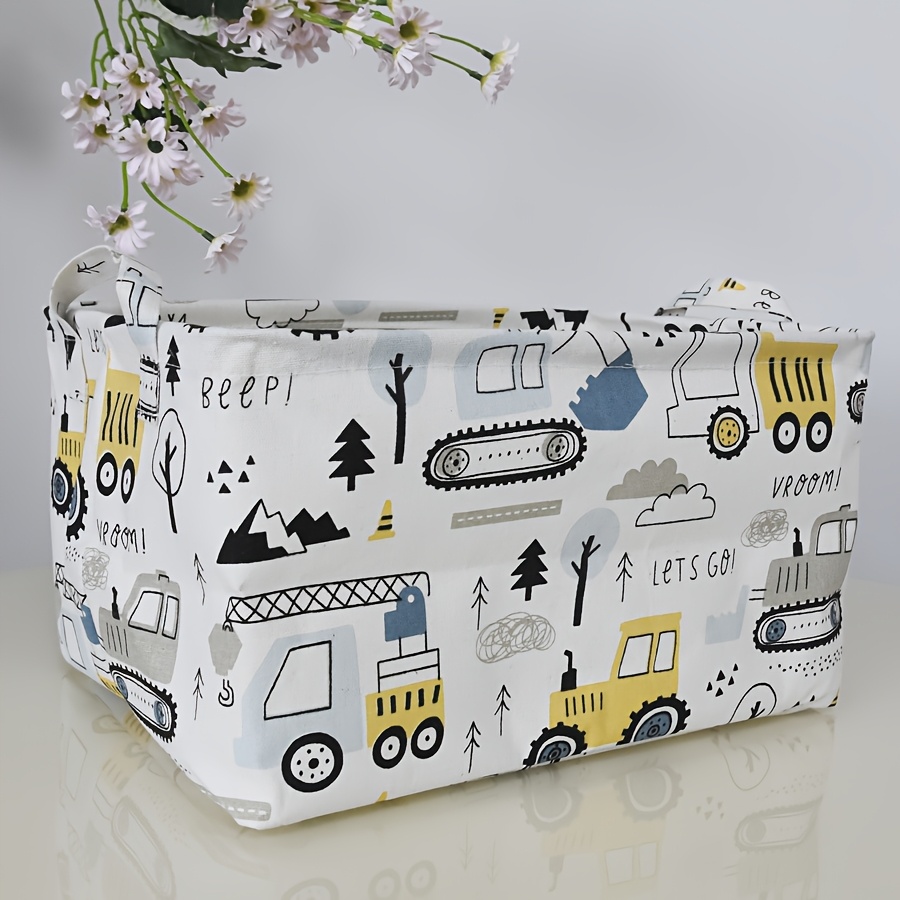 Multi-functional Storage Basket, Foldable With Handles, Suitable For Laundry, Kitchen, And Living Room Use, Perfect For Christmas, Halloween, Thanksgiving, New Year, And Valentine's Day