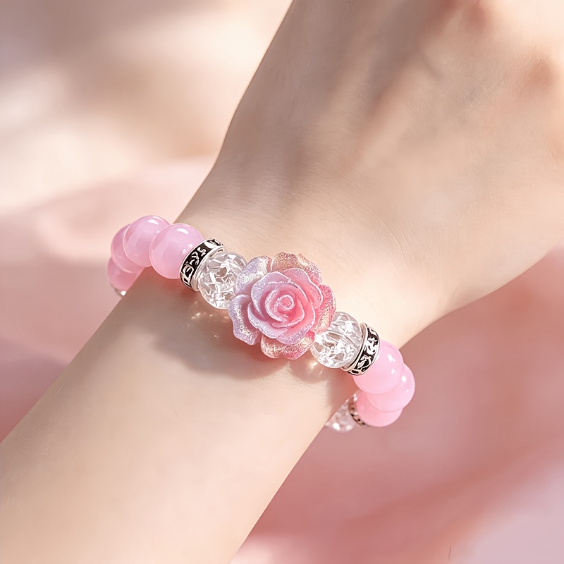 Exquisite Premium Rose Bracelet, Light Luxury Gift