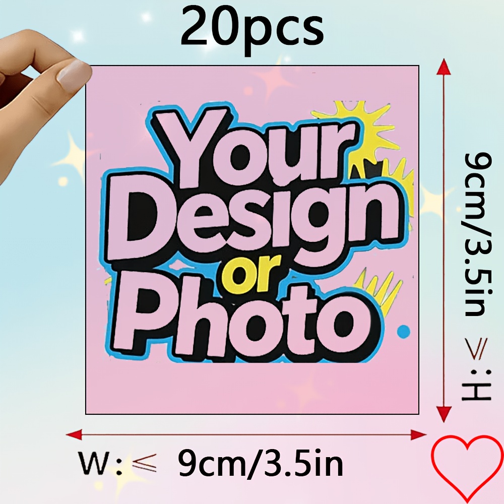 TEMU 20pcs Bulk Transfer Iron-on Patches With Personalized Patterns, Suitable For Clothing, Denim, Sweatshirts, T-shirts, Fabric Bags, Pillows, Rugs,