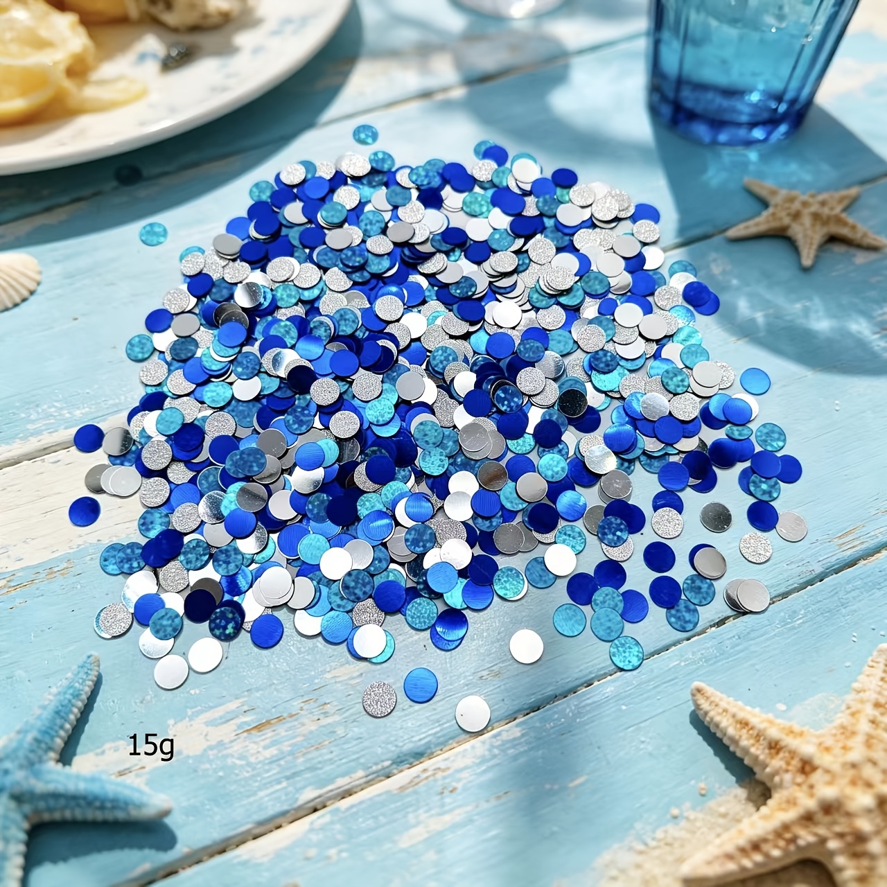 TEMU de 15 g, de puntos mezclados, para decoración de fiestas con temática , para Navidad y Halloween