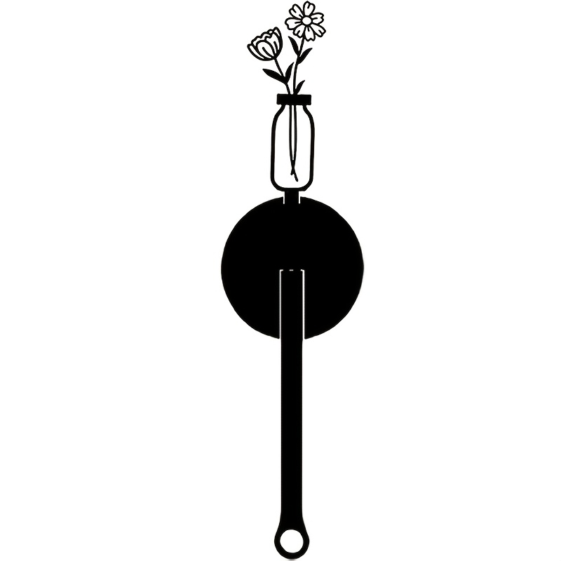 Image of A Black Hollowed-out Vase-style Iron Paper Towel Holder With A , Suitable For Placing Kitchen Paper Towels. A Practical And Easy-to-install Paper Towel Rack, Perfect For Kitchen Storage