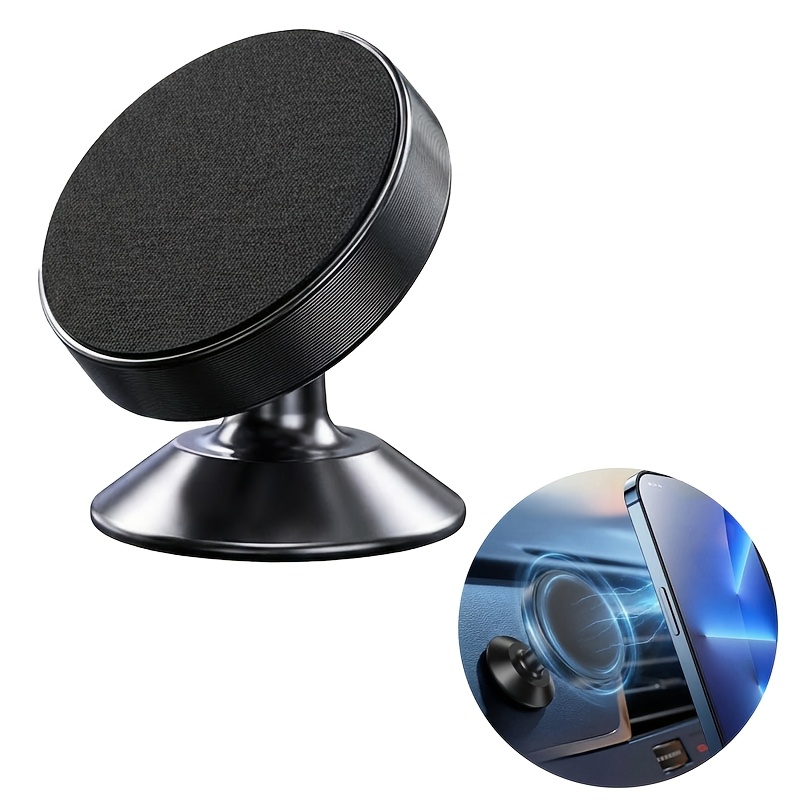 Soporte Universal para Teléfono Móvil con Magnético Súper Fuerte de Metal para Coche, Soporte para Teléfono Móvil con Rotación de 360 Grados para Salida de Aire