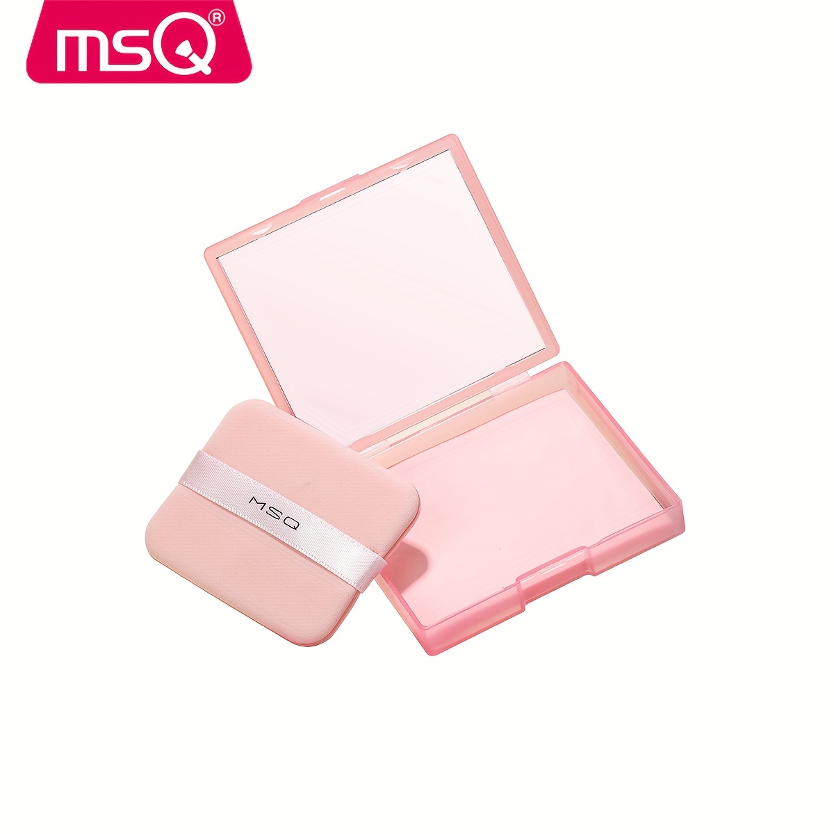 E-shop MSQ 100 Stück Pinke Absorptionspapier Set, Spiegel, Absorptionspapier, Puderquaste Geeignet für das Gesicht