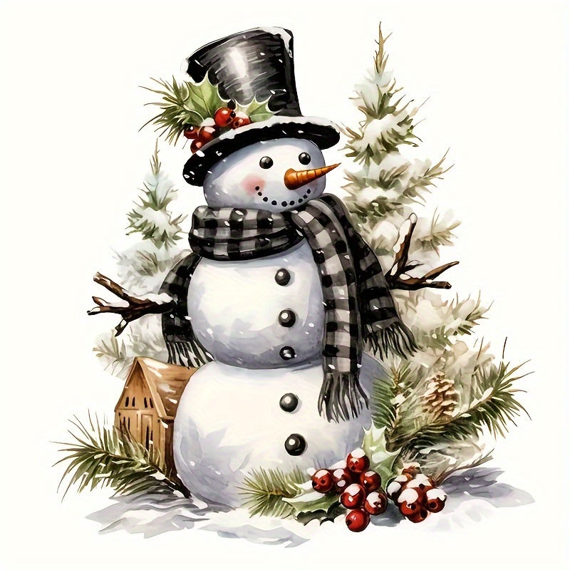 

6inch Christmas Snowman Decal, Car For Laptop, , , Phone, , , , Cup Decals