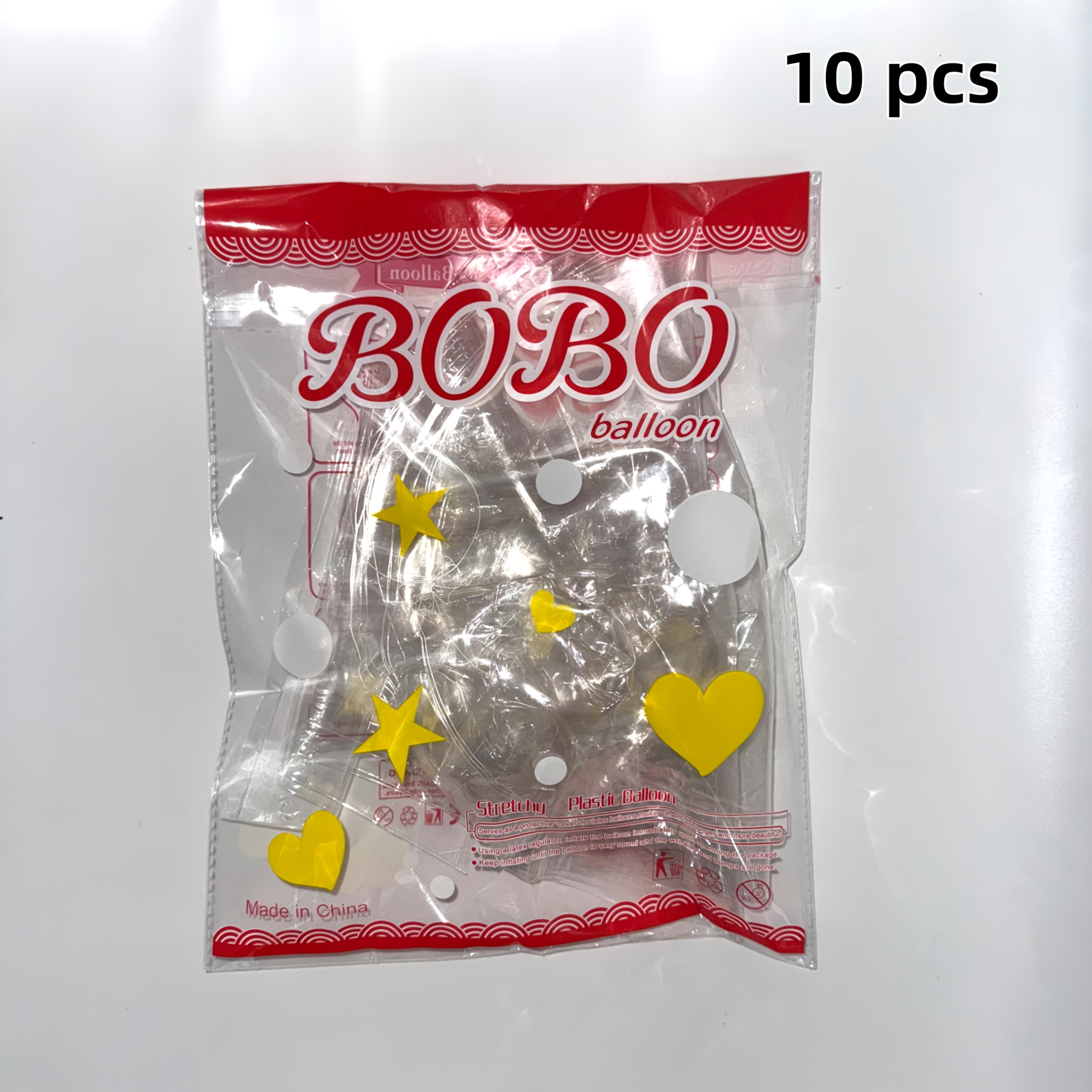 TEMU Lot de 10 ballons cadeaux de 30 pouces, grands ballons bulles transparents, ballons bulles collation, ballons de décoration de scène pour fête