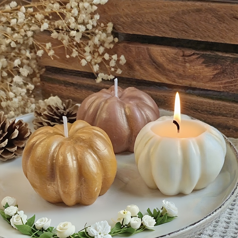 3D Kürbis Silikonform Für Seife & Kerzen | Halloween-Form, BPA-frei, Mikrowellengeeignet