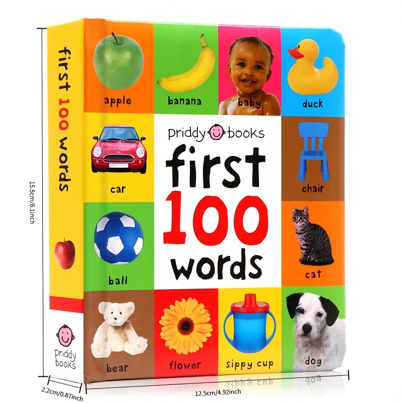 First Words Series Rounded-Corner Cardboard Board Book
