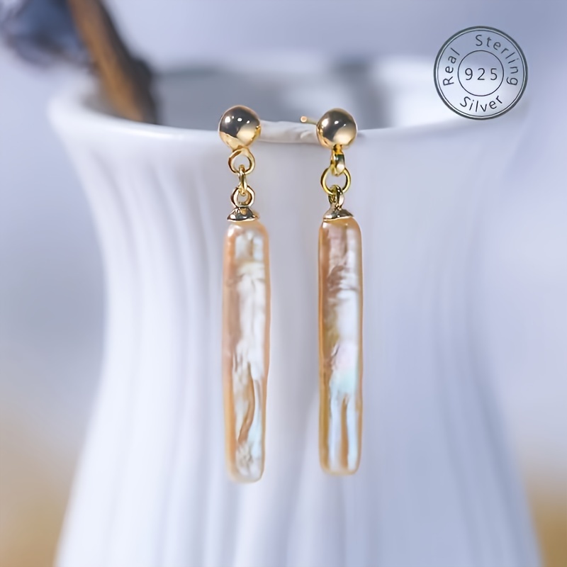 

Simple Natural Earrings For Banquets And Parties, Complete With A Box