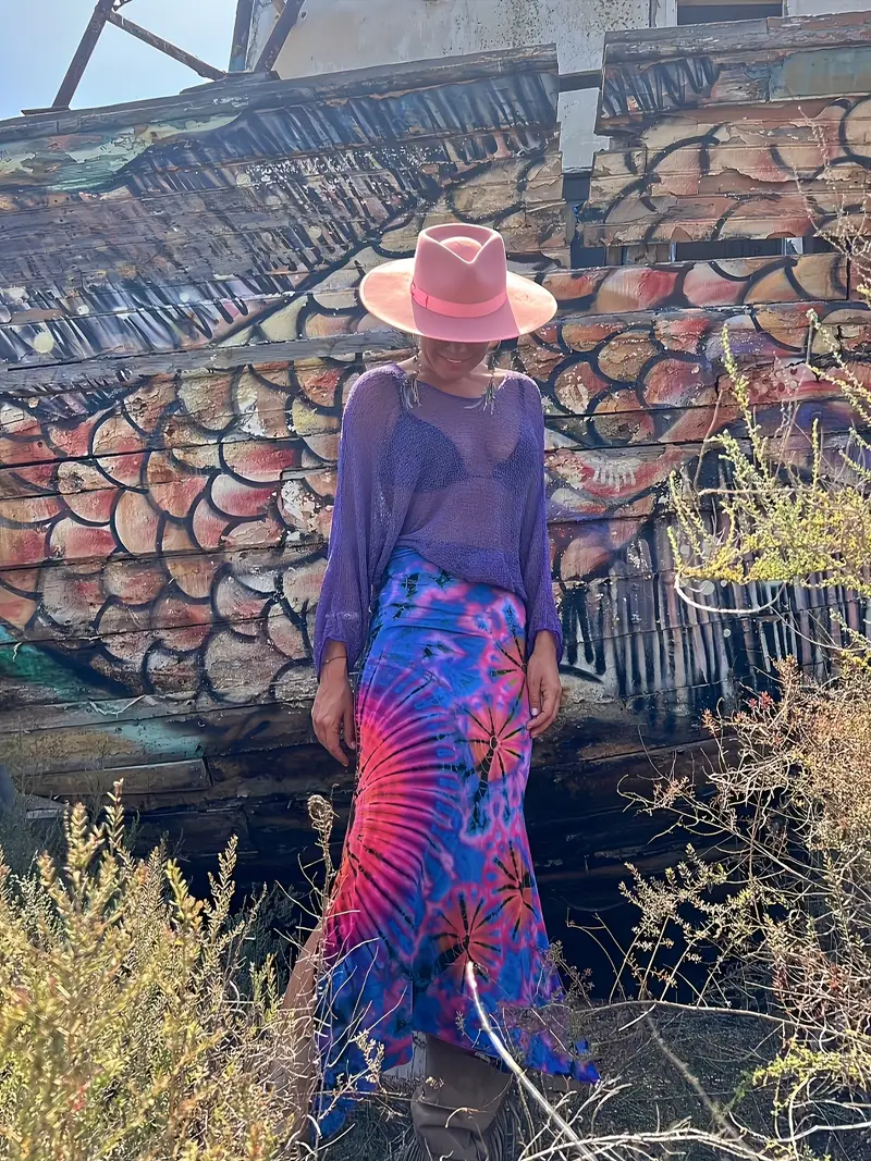 womens sexy street style bodycon tie dye print skirt vibrant