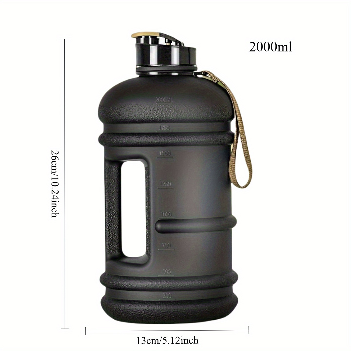Large Capacity 2.2L Water Bottle, Practical for Home and Travel Use