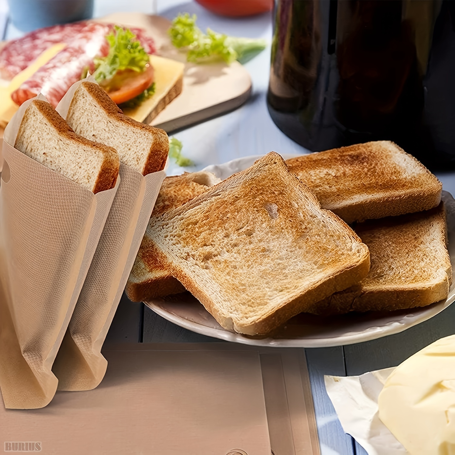 non stick reusable toaster bags create Temu Mauritius