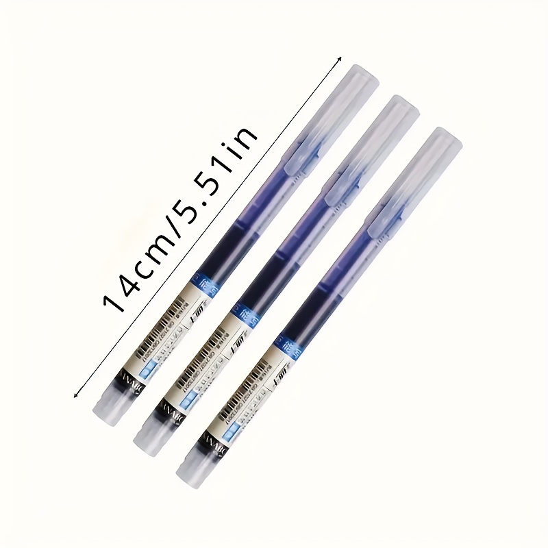 Multi-color ink pen set, quick-drying type. Suitable for schools, offices and stationery stores. Plastic, push-button lid, round body, ultra-fine nib