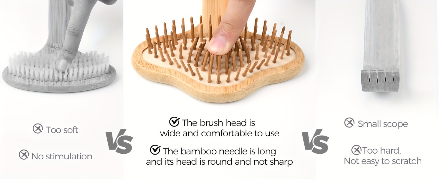 premium bamboo back scratcher for adults 22 04 extra long curved handle with   head larger scratching surface non slip twine wrap hanging lanyard natural wood   ideal christmas gift for women men personal care tool   durable construction Product details 2