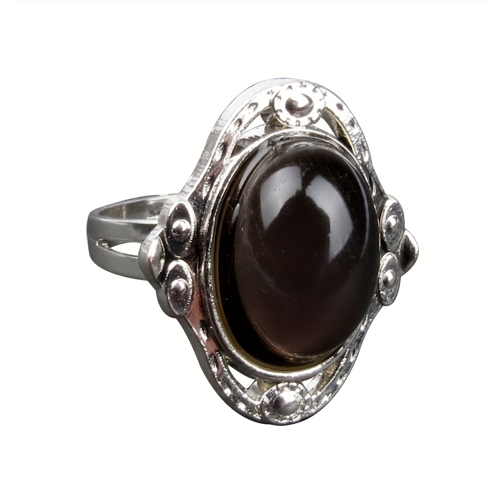 Boho Vintage Court Gemstone Mood Ring for Women