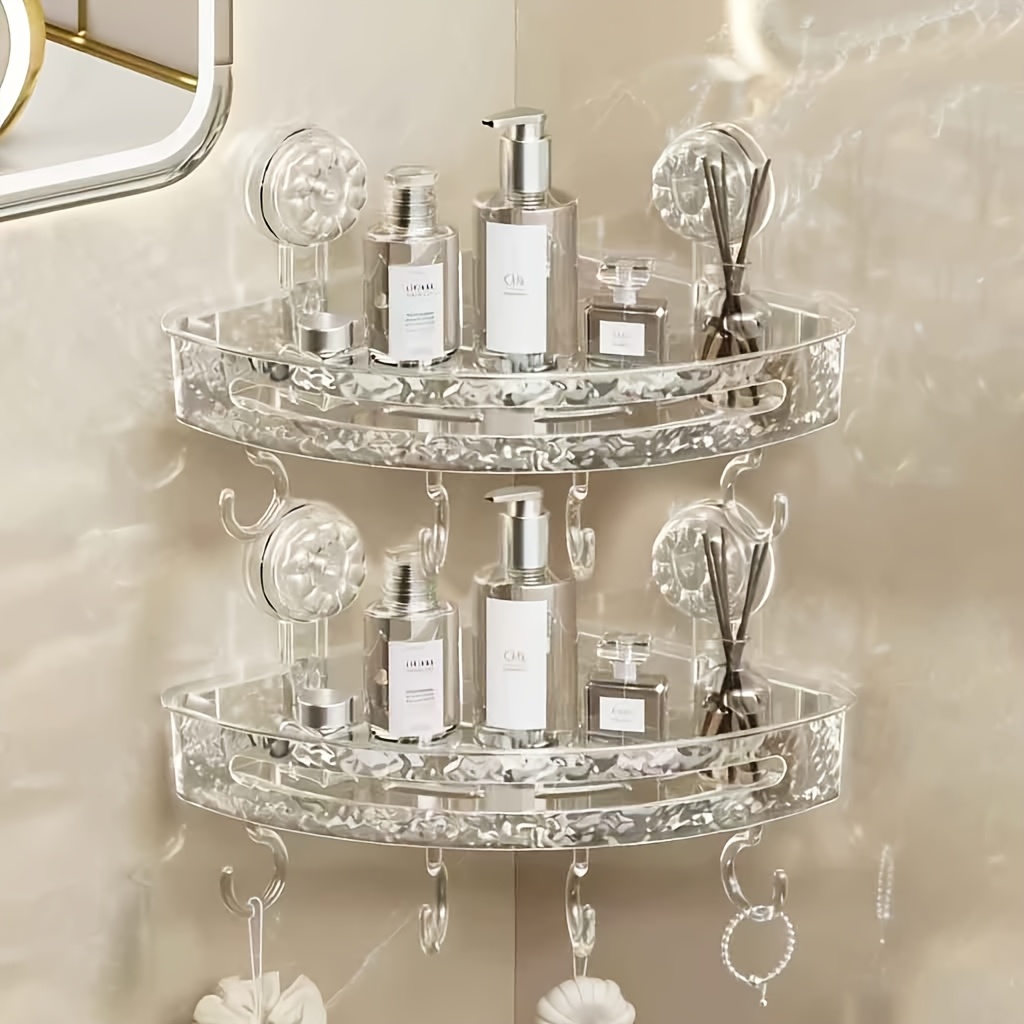 TEMU Shower Caddy Hanging Portable Corner Shower Caddy Shower Shelf For Inside Shower Bathroom Organizers And Storage Bathroom Shower Shelves Bathroom Shower Additions Bathroom Decor