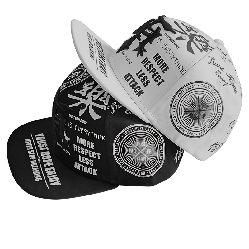 hip hop baseball cap men women street fashion printed - Temu Portugal