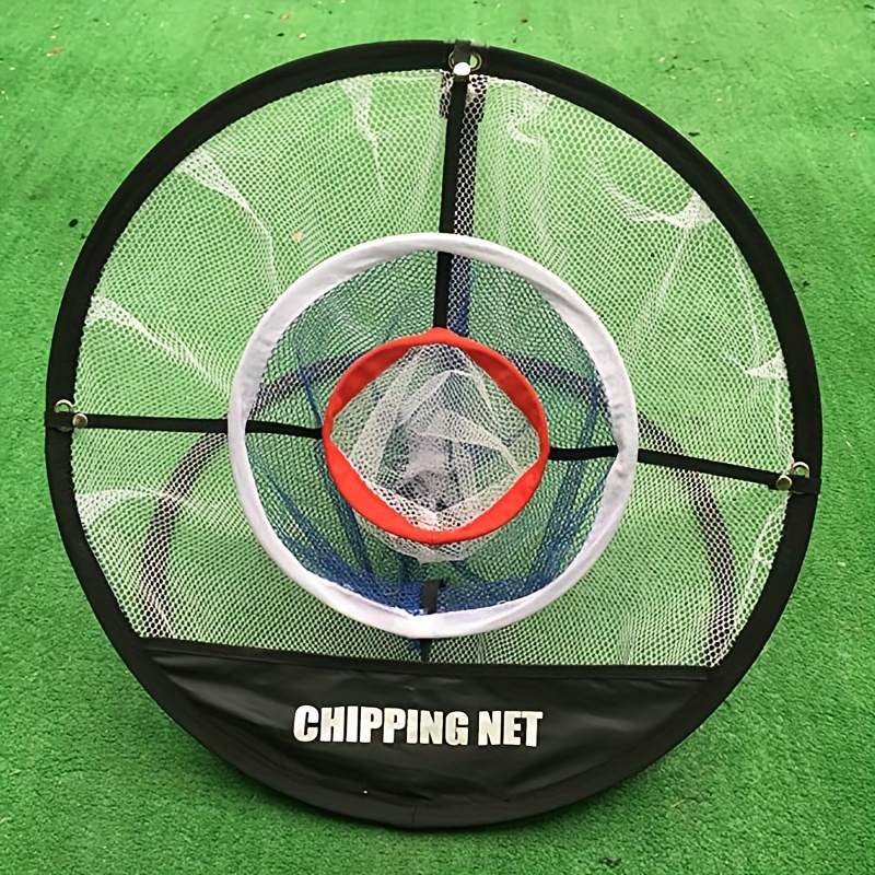 

1pc Pop Up Golf Chipping Net, Portable Folding Golf Training Net, Golf Net For Indoor Or Outdoor Swing - Perfect For Practice And Game Improvement