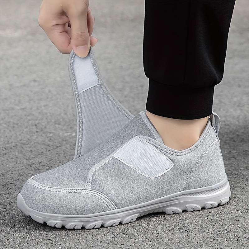 Men's Athletic Walking Shoes, Breathable Fabric & Adjustable Design