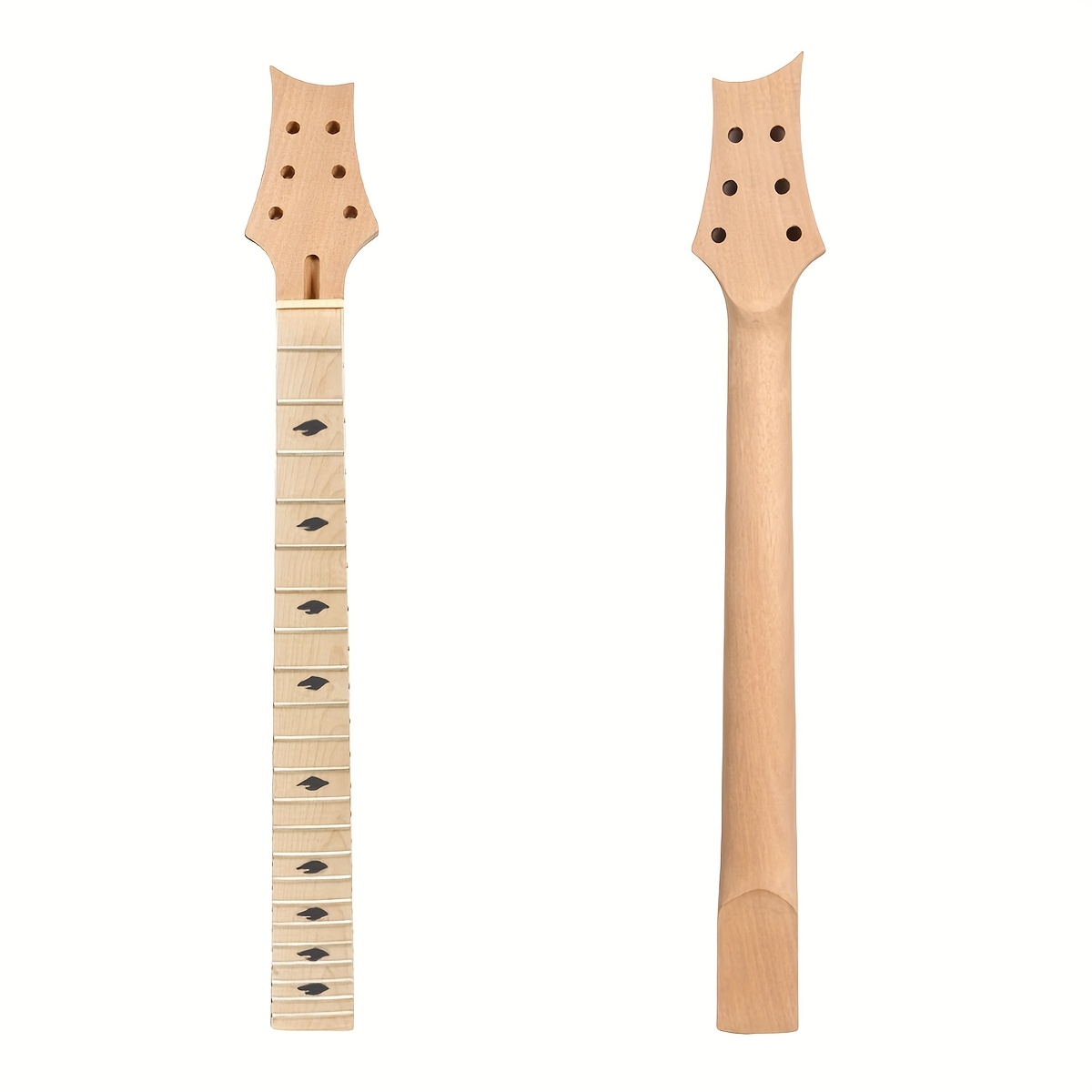 siemonic New Electric Guitar Neck Mahogany 22 Fret 25.5 Inch Maple Fretboard Bolt on Heel Truss Rod Unfinished