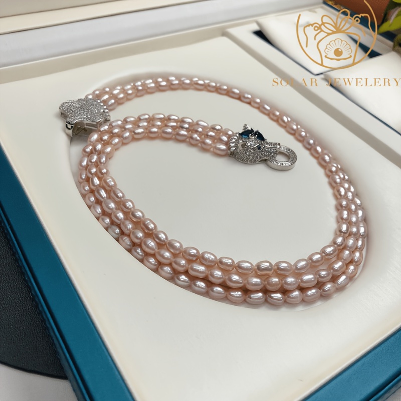 Multi-Layered Elegant Freshwater Pearl Necklace