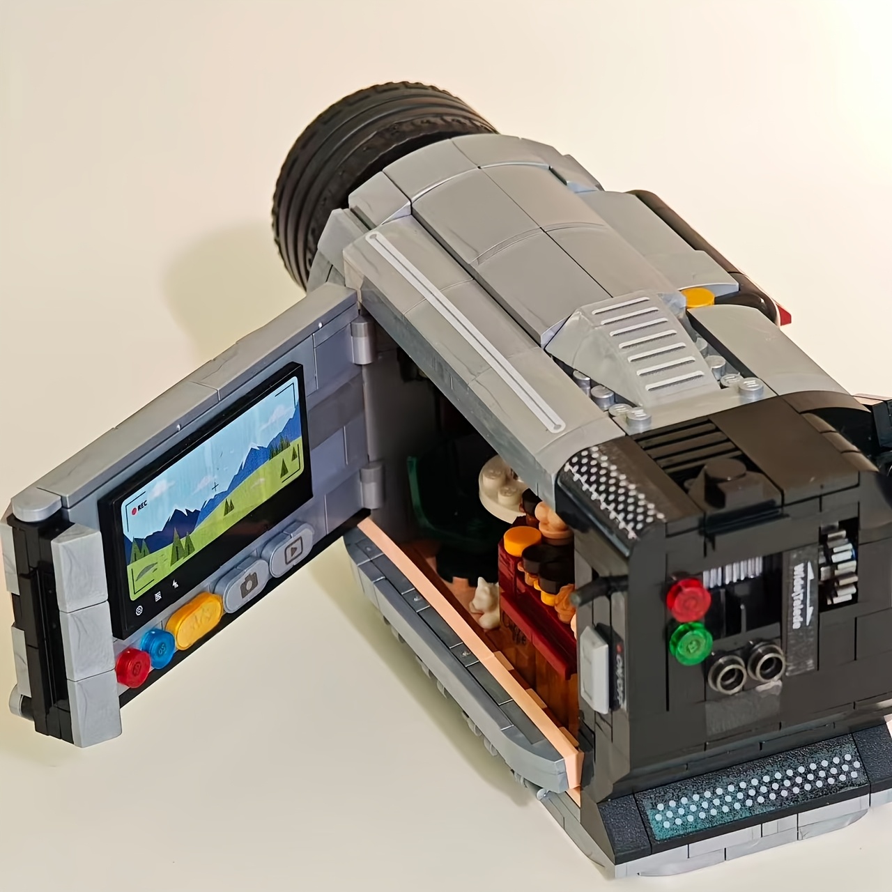 DV Camcorder Building Block Set, Hidden Cafe Scene
