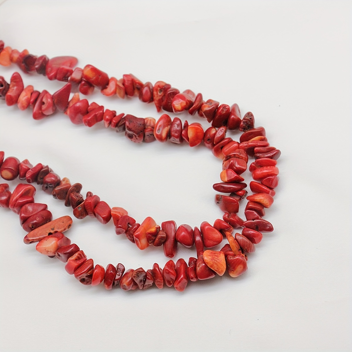 

1pc Natural Red Coral Chips Stone Beads, 200pcs, 5-8mm Irregular Crystals, Diy Jewelry Making Supplies For Bracelet, Necklace, Earrings