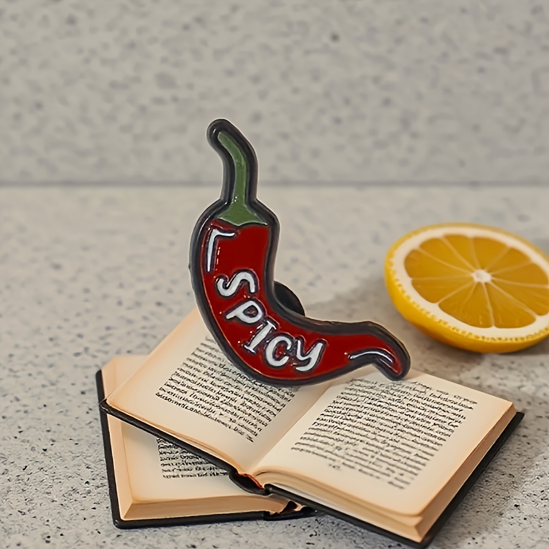 Spicy Chili Enamel Pin, Suitable For Fashion- People Into Food Aesthetics