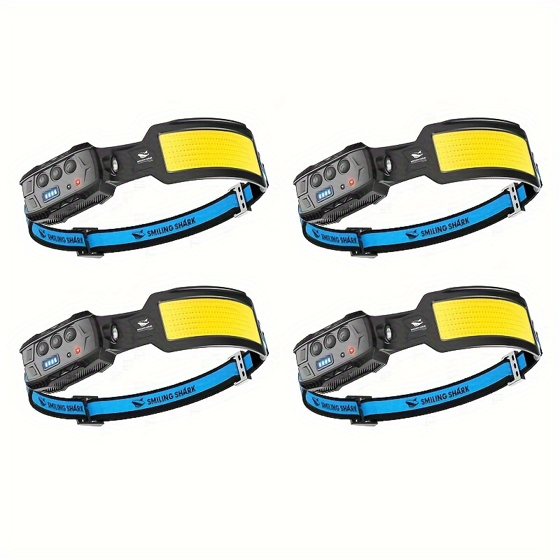 

Headlamp, 4&6 Packs Led Rechargeable 6 7* 270° Width For Camping Repairation, Rechargeable