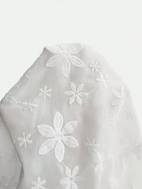 womens elegant floral embroidery sleeveless dress with lined spring summer v neck lightweight fabric casual attire floral pattern dress vneckline dress