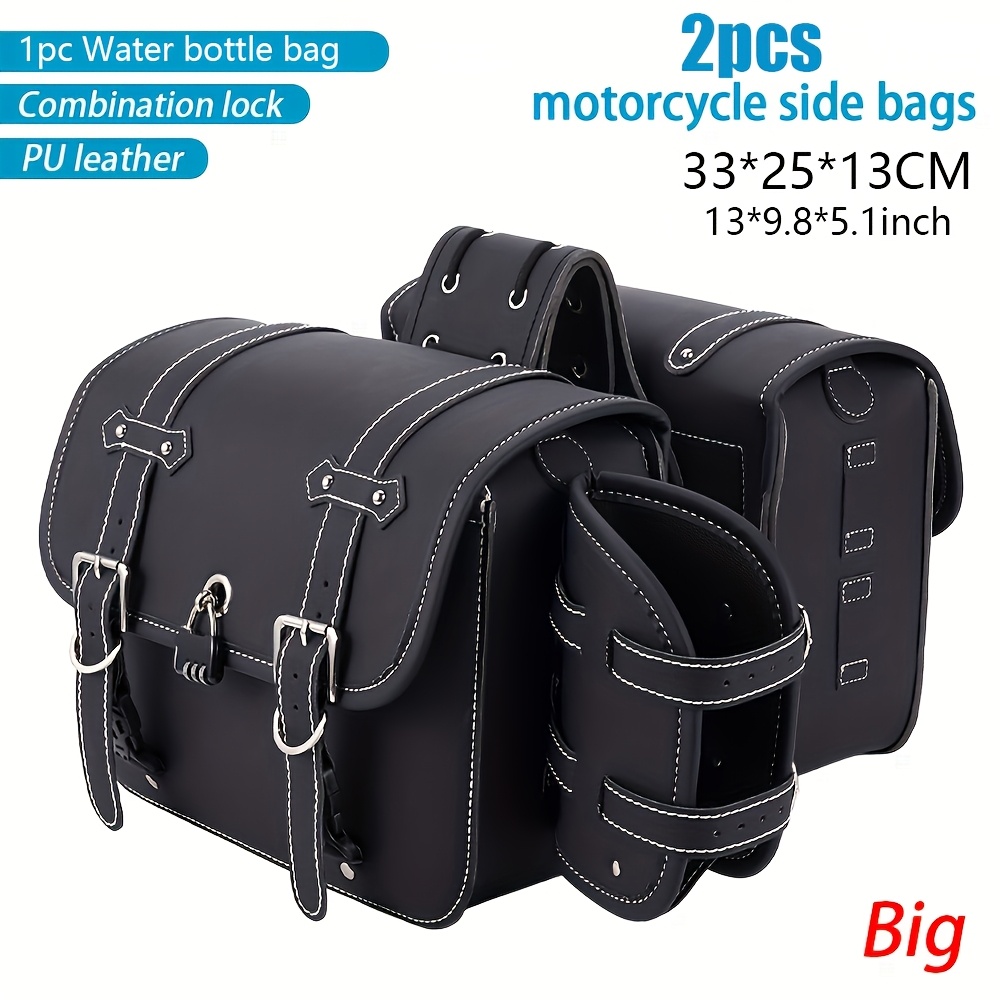 TEMU A Pair For For Xl 883 1200 For / For / For Motorcycle Bag Large Capacity Motorbike Side Bags Storage Tool