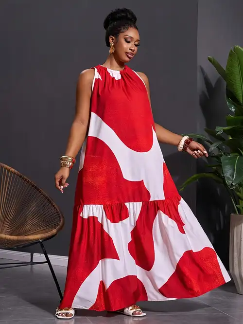casual temu plus size dresses Plus Size, Casual Plus Size Women's Dress