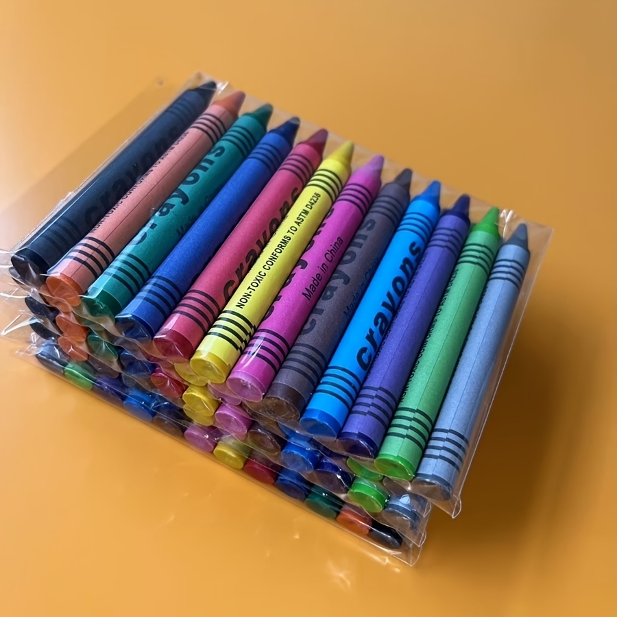 TEMU Ensemble de 36 crayons colorés (12 couleurs/pièce) 3 ensembles de crayons colorés en gel, non toxiques, , adaptés à , crayons de soie lavables,